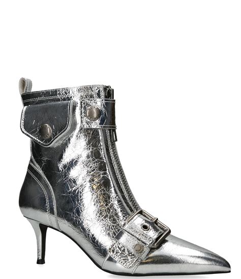 kurt geiger silver boots